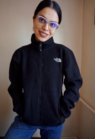 VINTAGE BLACK FLEECE JACKET