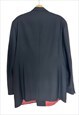 YVES SAINT LAURENT VINTAGE NAVY BLUE BLAZER FOR MEN. SIZE XL
