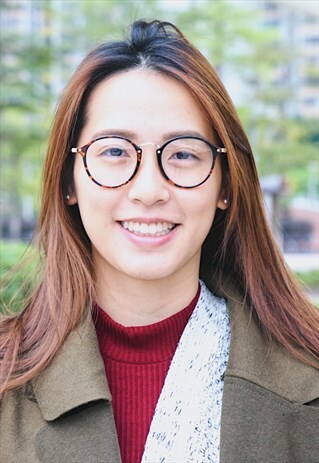 TORTOISE FRAME ROUND GLASSES