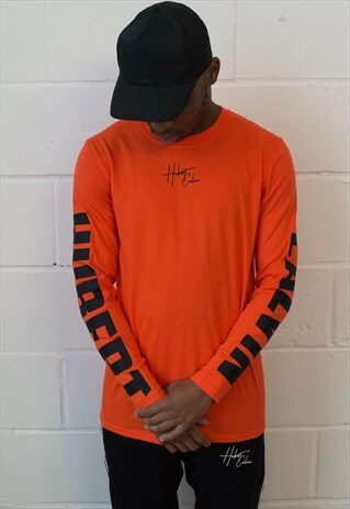 FLAME SCRIPT LONG SLEEVE T-SHIRT