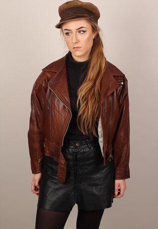 VINTAGE LEATHER JACKET ASM1601