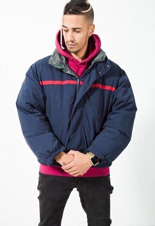 UNIQUE VINTAGE 80S NAUTICA REVERSIBLE JACKET /S3698