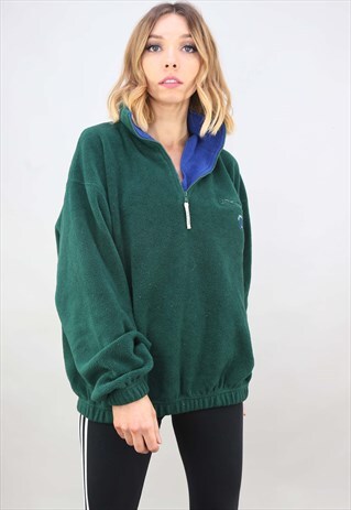 VINTAGE 90S OVERSIZED 1/4 ZIP FLEECE