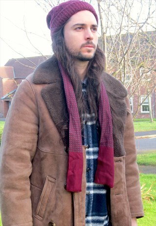 VINTAGE 70S MOD PAISLEY SCARF - SAMMY - INDIE ROCK PREPPIE