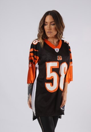 VINTAGE NFL OVERSIZED T-SHIRT FOOTBALL JERSEY TOP LARGE (A5U