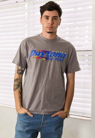 VINTAGE HARLEY DAVIDSON T-SHIRT LOGO 90S L 7.7