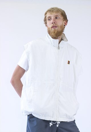 VINTAGE MENS NIKE CHALLENGE COURT VEST GILET JACKET