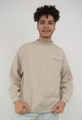 VINTAGE 90'S REEBOK BEIGE SWEATSHIRT