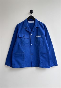 Vintage French Workwear Blue Jacket