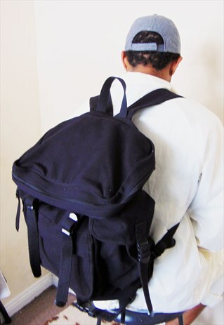 CLASSIC MILITARY SURPLUS OVERSIZED CANVAS BACKPACK