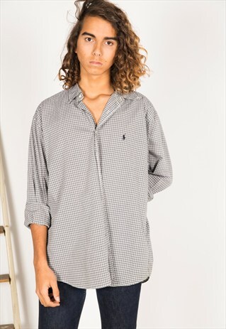 VINTAGE 80S POLO RALPH LAUREN SHIRT / R0529