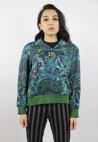 VINTAGE CUTE 90'S PATTERNED JUMPER