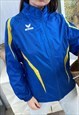 Vintage Y2K 00s ERIMA waterproof shell windbreaker jacket