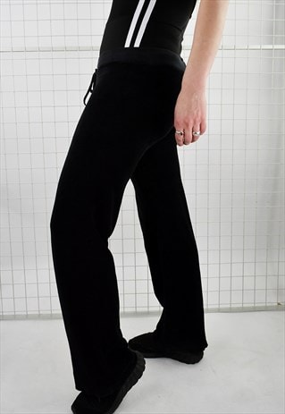 ICONIC NOUGHTIES JUICY COUTURE VELOUR WIDE LEG TRACK PANTS