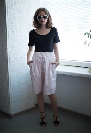 VINTAGE 90'S PINK STRIPED SHORTS