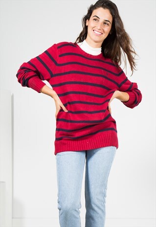 VINTAGE 80S POLO RALPH LAUREN KNIT JUMPER / S0020