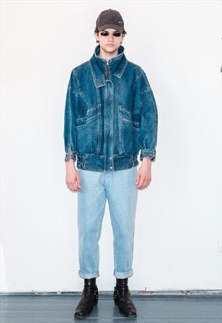 VINTAGE OVERSIZED DENIM JACKET