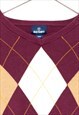 OLD NAVY PULLOVER BURLINGTON MUSTER RED/BEIGE