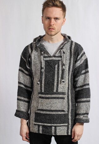 VINTAGE BAJA MEXICAN HOODIE