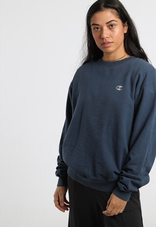 90S CHAMPION EMBROIDERED LOGO SWEATSHIRT