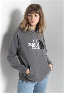 Vintage The North Face Sweatshirt Hoodie Grey