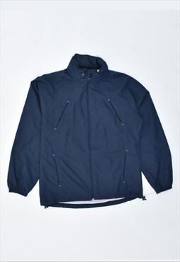 Vintage 90's Kappa Rain Jacket Navy Blue