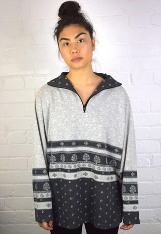 VINTAGE 90'S 1/4 ZIP SWEATSHIRT