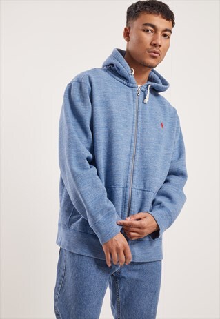 VINTAGE RALPH LAUREN ZIP-UP HOODIE