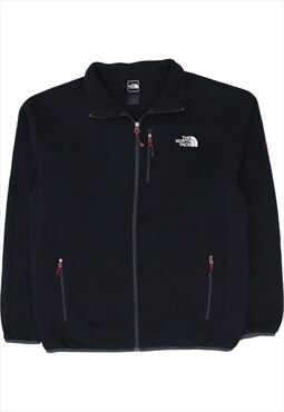 Vintage 90's The North Face Fleece Spellout Zip Up