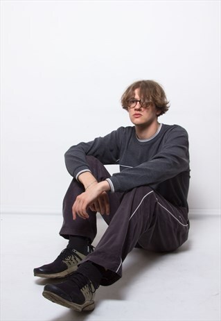VINTAGE 90S DIADORA VELOUR TRACK PANTS ID:7303