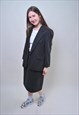 VINTAGE ITALIAN SKIRT SUIT, WOMEN FORMAL SUIT WITH BLAZER