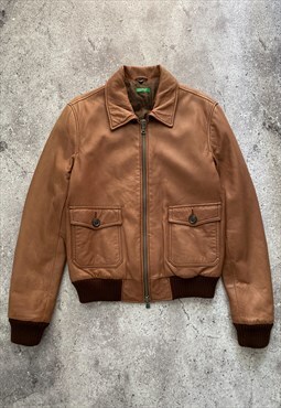 United Colors of BENETTON Vera Pelle Leather Jacket