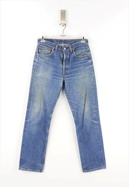 Levi's 501 High Waist Jeans in Dark Denim - W32 - L30