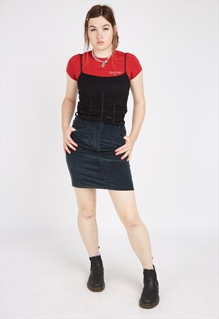 VINTAGE BENETTON CORD SKIRT