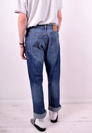 LEVI'S 751 MENS VINTAGE JEANS W31 L30 BLUE 90'S