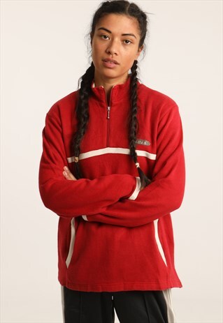VINTAGE FILA SPELL OUT 1/4 ZIP SWEATSHIRT