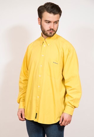 BEN SHERMAN YELLOW SHIRT L