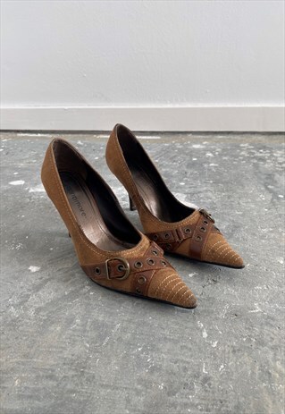 Vintage 00s Belt Detail Pointed Heels