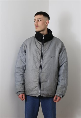 VINTAGE NIKE PUFFER PADDED REVERSIBLE JACKET COAT