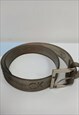 00'S VINTAGE BELT PLASTIC PVC CLEAR GREY