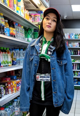 90S DENIM FESTIVAL OVERSIZED JACKET