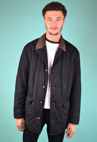 VINTAGE 90'S TOMMY HILFIGER QUILTED COAT