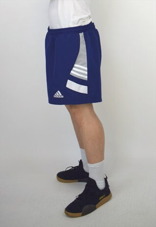 VINTAGE 90'S ADIDAS BLUE SHORTS