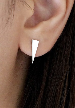 MODERN TRI STUD EARRINGS