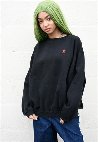 VINTAGE DISNEY WORLD MICKYMOUSE EMBROIDERED LOGO SWEATSHIRT
