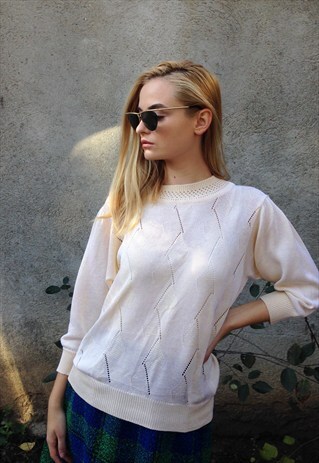 70S PALE BLOUSE