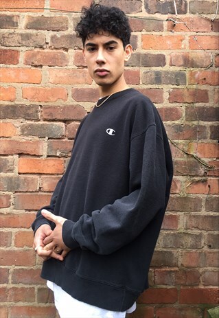 CHAMPION SWEATSHIRT, ROUND NECK SWEATER JUMPER