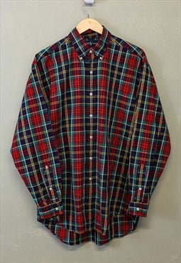 Vintage Ralph Lauren Check Shirt Multicolour With Chest Logo