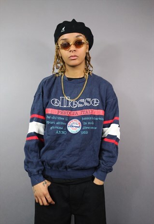 ELLESSE CREW NECK JUMPER SWEATER SWEATSHIRT