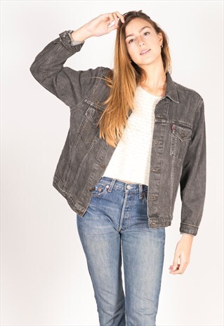 VINTAGE 80S LEVI'S DENIM TRUCKER / C803